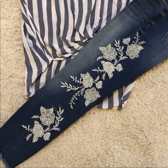 Embroidered Kut From The Kloth Connie Ankle Skinny - Picture 4 of 6